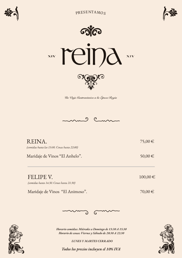 menu lista